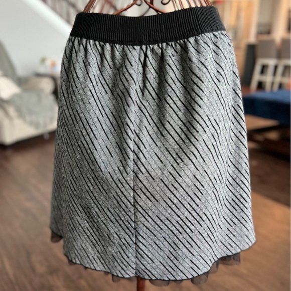 Women's Studio 253 Diagonal Stripe Skirt Size Large - Picture 5 of 10